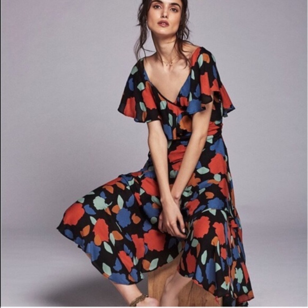 Free People Faye Wrap Dress - XS